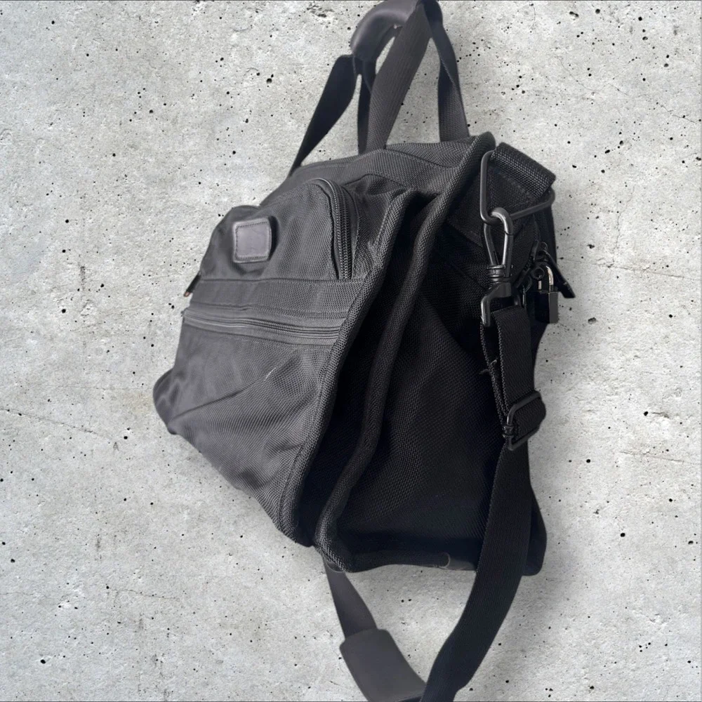 Tumi Alpha Ballistic Nylon‎ Briefcase Work Laptop Shoulder Crossbody Satchel Bag